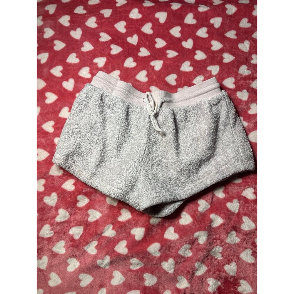 Forever21 Pink Fuzzy Lounge Shorts Size L Soft Cozy Y2K Aesthetic